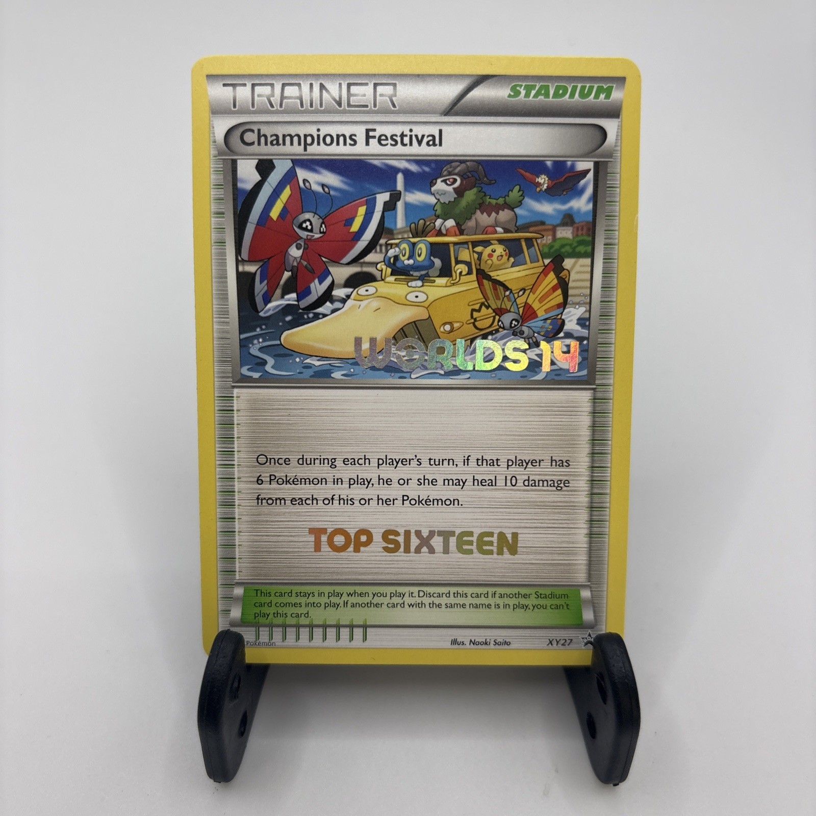 Pokemon Champions Festival XY27 TOP SIXTEEN World Championships 2014 Promo