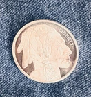 1 oz  Buffalo Design BU Silver 1 TROY OUNCE Round .999 Fine