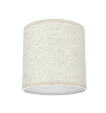 Aspen Creative 31051A Drum Cylinder Spider Lamp Shade, Flaxen, 8x8x8"