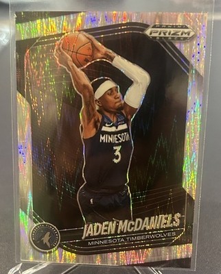 Jayden Mcdaniels /249 Skewed Prizm Black