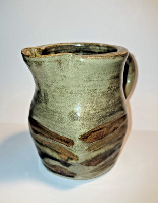 Herbert Herb Cohen Studio Pottery Pitcher MCM Sgraffito Alfred University Mint