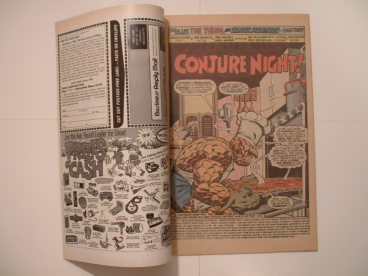 Marvel Two-in-One Lot –1978/79- #40 and 55! Black Panther! Giant-Man! The Thing! thumbnail 4