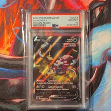 Pokemon 2023 Crown Zenith Galarian Gallery Hoopa V GG53 Full Art Holo PSA 10 on eBay