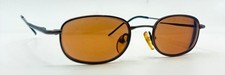 Vintage Brown Oval Metal Sunglasses FRAMES ONLY Hong Kong