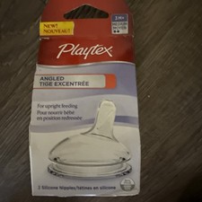 Playtex 2 Silicone Nipples Angeles Medium 3 M
