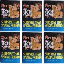 6 PACKS ITCHING ITCH POWDER - Prank Magic Joke Trick Gag Gift