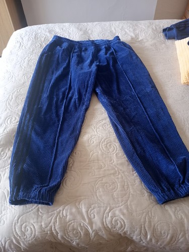 Ivy Park Adidas Blue Corduroy Tracksuit Size UK XL - Picture 4 of 6