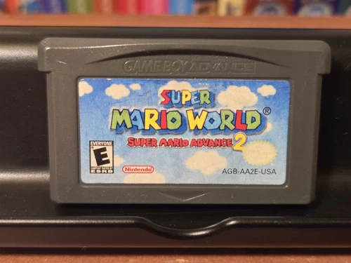 (Tested) Super Mario World: Super Mario Advance 2 (GBA, 2002) [Cartridge Only]