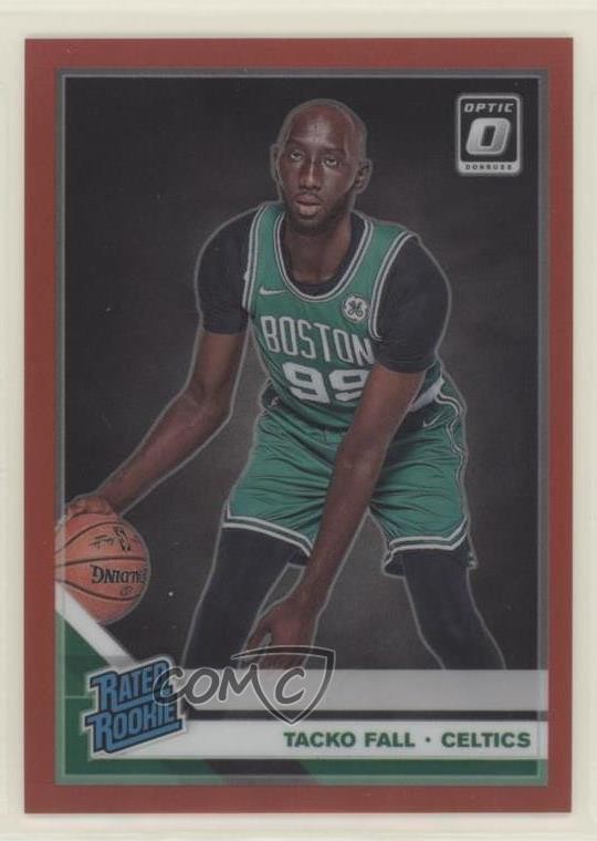2019-20 Panini Donruss Optic Rated Rookie Red Prizm 62/99 Tacko Fall #161 0c6
