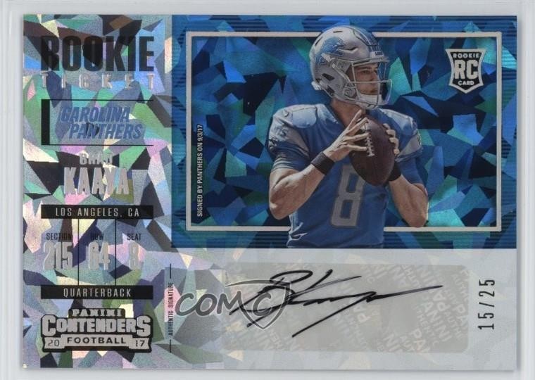 Brad Kaaya Panini Contenders #250 Autograph-Cracked Ice