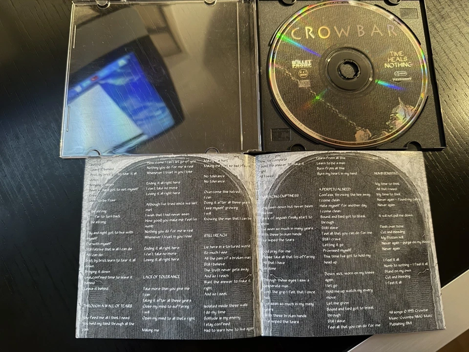 CROWBAR - Time Heals Nothing   (CD, Germany, 1995)    MINT/MINT - Bild 3 von 3