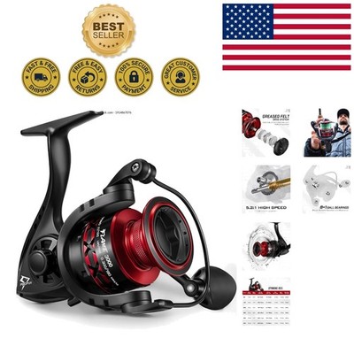 Compact Lightweight Fishing Reel 19.8Lbs Max Drag   Perfect for Travel Angling