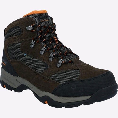 Hi-Tec Storm Hombre (Corte Ancho) Impermeable Senderismo Botas Marrón - Imagen 2 de 5