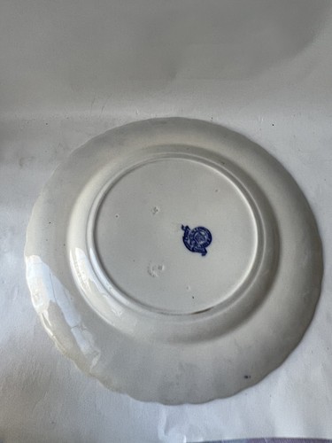 Early 19th century Spode Copeland Blue English transferware gilded 10” plate. - Picture 16 of 24
