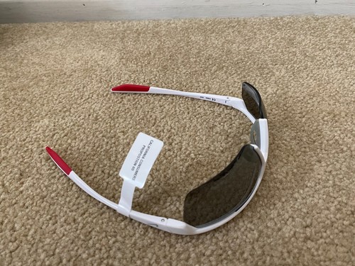 Nike Gale Force Sunglasses CW4670 100 White Grey Silver Flash Lens New w/Box Tag - Picture 8 of 10