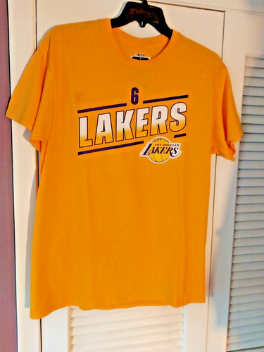 Los Angeles Lakers NBA (Lebron James #6) Camiseta Amarilla Talla Grande (Nueva Con Etiquetas) - Imagen 1 de 7