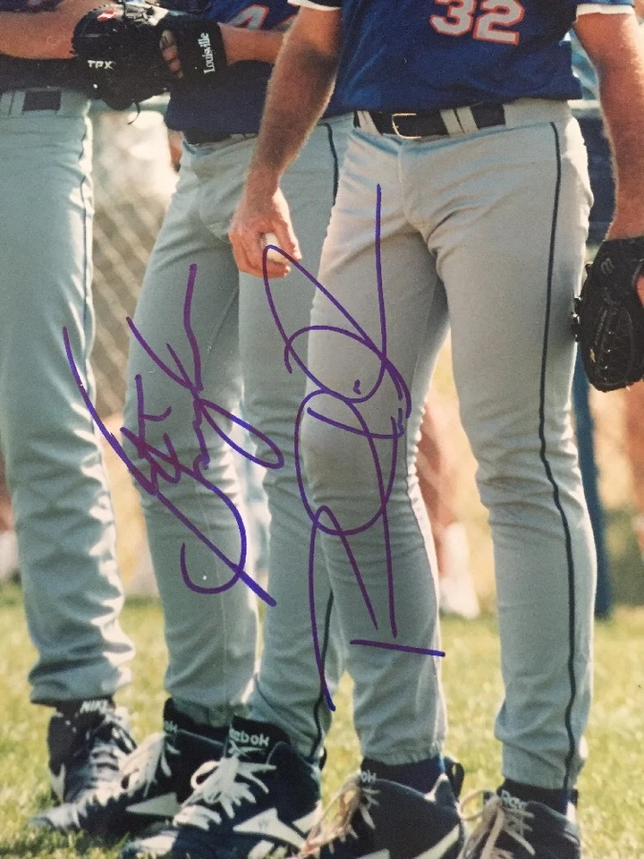 PAUL WILSON & JASON ISRINGHAUSEN NEW YORK METS SIGNED 8x10 PHOTO WITH HOLO COA - Image 2 of 4