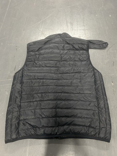 Saddlebred Men's Packable Down Vest Size Large Black 003 Full Zip- New With Tags - Picture 6 of 9