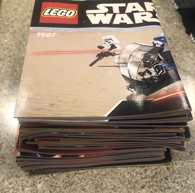 Lot Of 20 LEGO Star Wars 7667 Instructions Manual ONLY No Bricks | eBay