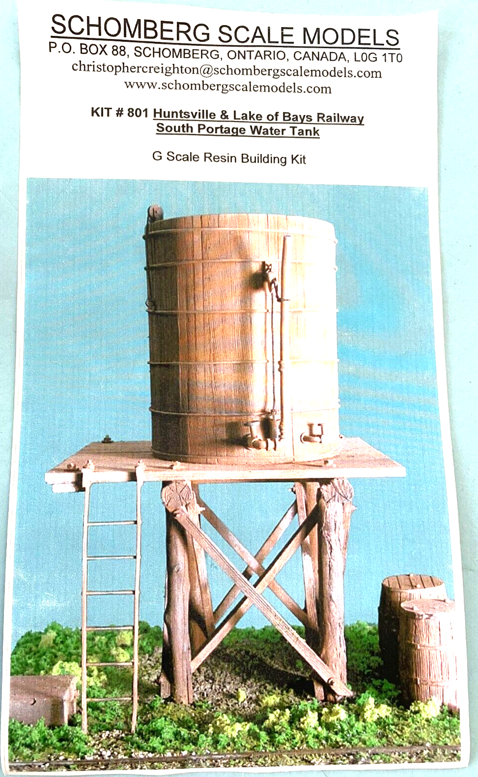 Schomberg Scale Models Water Tower eBay