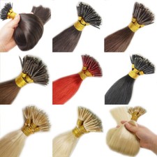 Nano Ring Tip Hair Extensions Real Human Hair Micro Nano Beads Link Double Drawn