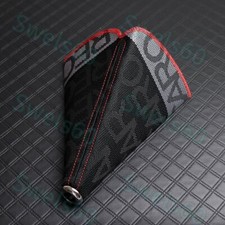 Jdm Recaro Racing Hyper Fabric Shift Knob Shifter Boot Cover Mtat Red Stitches Jdm Recaro Racing Hyper Fabric Shift Knob Shifter Boot Cover Mtat Red Stitches
