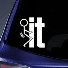 Fuck-It Fck It TRUMP Funny Diecut Decal Sticker Car Truck Window - Foto 11