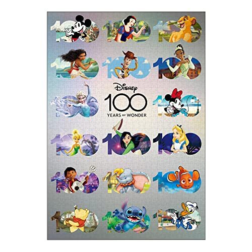 Disney 100: Anniversary Design 1000 Piece Jigsaw Puzzle