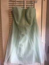 Davids Bridal Tulle Strapless Bridesmaid Dress