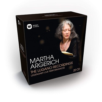 Signed MARTHA ARGERICH The Lugano Recordings Warner Classics 22 CD Box Signiert