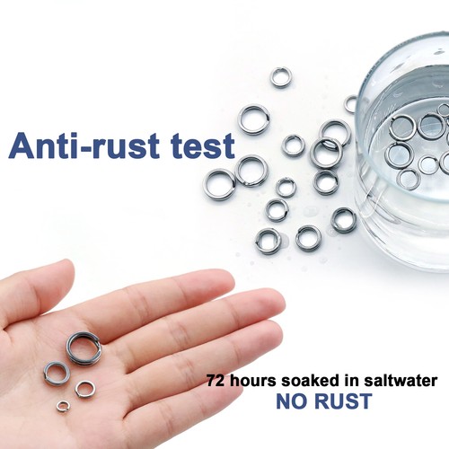 Split Rings Fishing Lure Rings Terminal Tackles Fishing Connectors Snap Rings - Picture 6 of 19