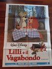 LADY AND THE TRAMP  (1955) - Walt Disney Original Italian 70s-Reissue Poster — photo 1