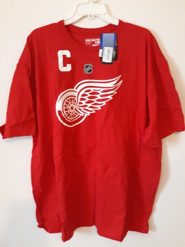 Adidas NHL T-Shirt Detroit rote Flügel HENRIK ZETTERBERG rot Gr. M - Bild 2 von 2