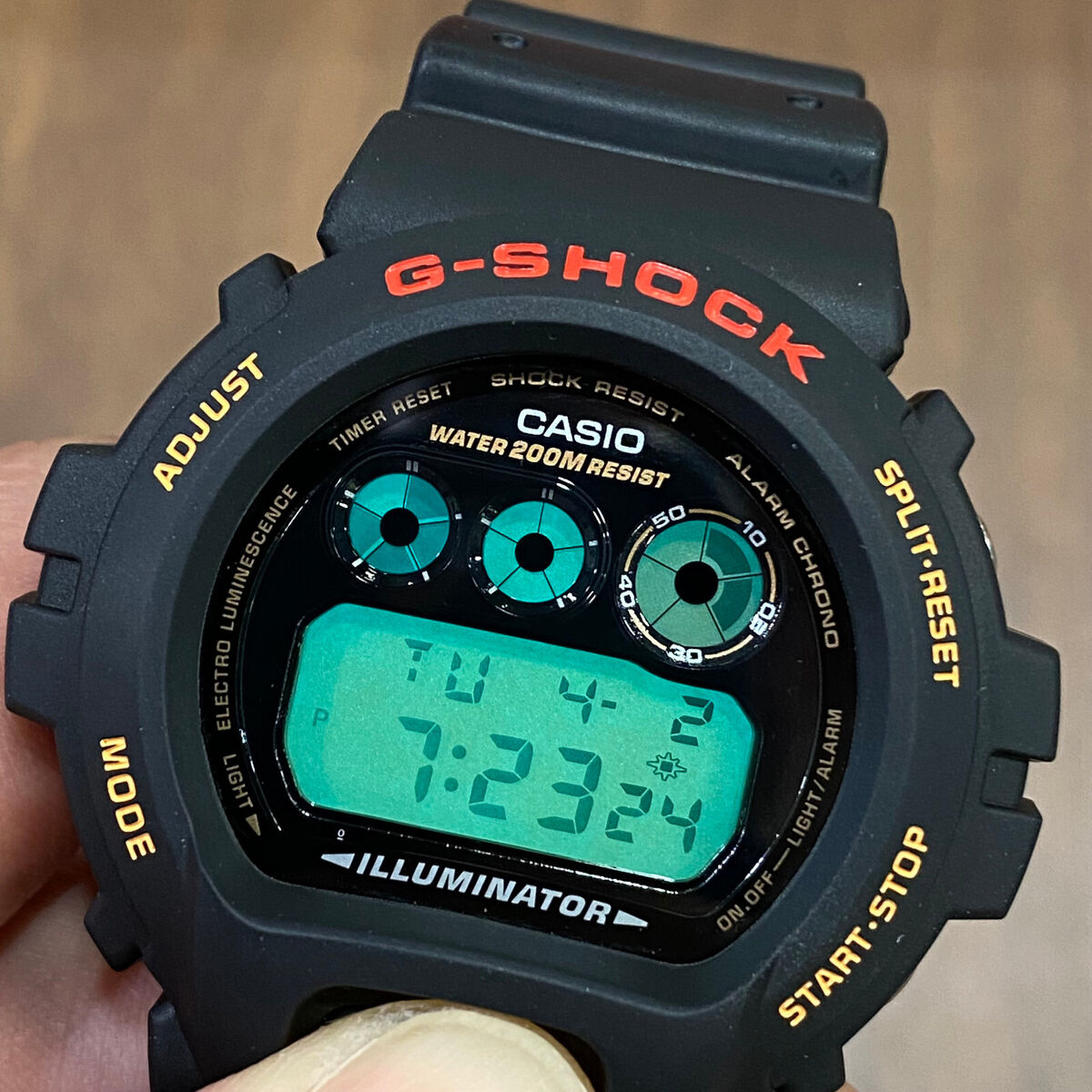 CASIO G-SHOCK DW-6900G-1VQD Module 1289 Gold RARE Dead Stock CASIO G-SHOCK DW-6900G-1VQD Module 1289 Gold RARE Dead Stock