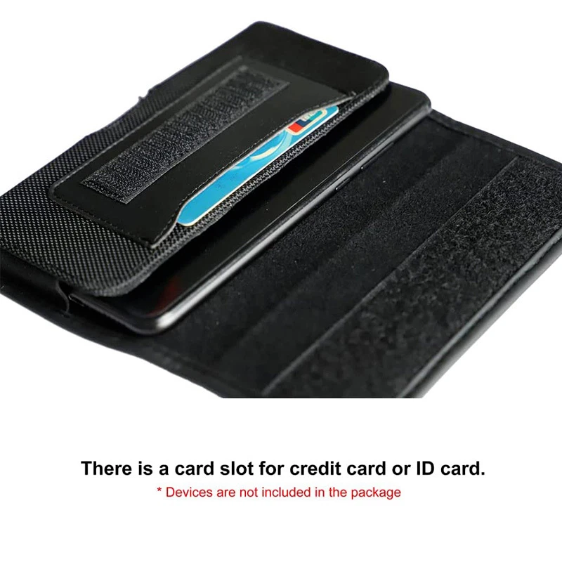 Funda de teléfono para iPhone Samsung Nylon Teléfono Celular Clip de cinturón Soporte Estuche Foto 3 de 4