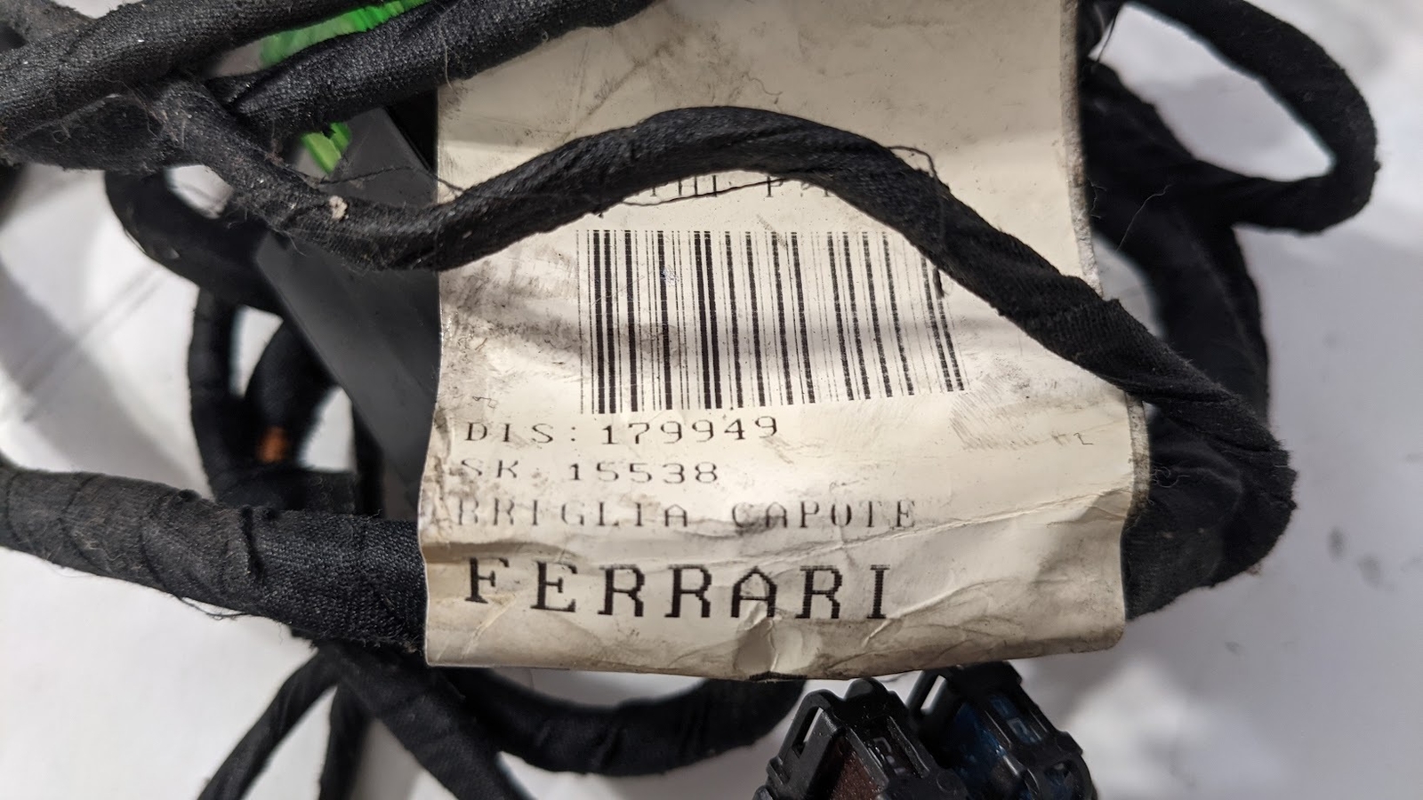 FERRARI 360 SPIDER PART, CAPOTE WIRING HARNESS 200850