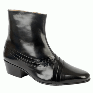 botte haute a talon homme