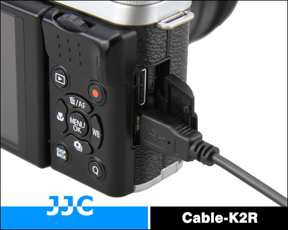 JJC CABLE-K2R Exchange Cable Adapter for FUJIFILIM FINEPIX X-M1 X-A1 JJC REMOTE - Image 2 of 3