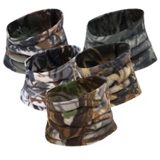 Polar Neck Warmer Gaiter Fleece Ski Face Mask Cover Winter Cold Weather Camo New