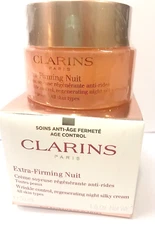 CLARINS SEALED Wrinkle Control Extra Firming NUIT Regenerating NIGHT Silky Cream