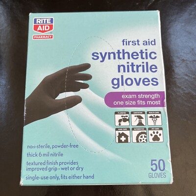 Examination Gloves Rite Aid Rubber Gloves Synthetic Nitrile Gloves