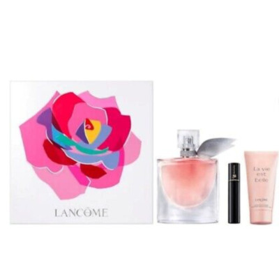 Lancome la Vie est belle Eau de Parfum 50ml Körpermilch 5oml Mascara Mini Weihnachten