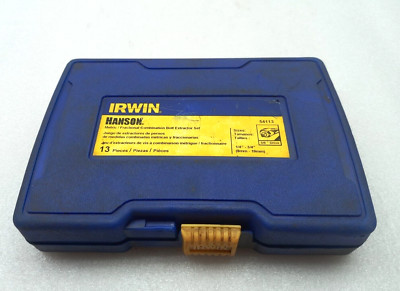 Irwin Hanson 54113 Metric/Fractional Bolt Extractor Set 1/4''-3/4  Incomplete Set
