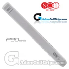 NO1 Grip P90 Series Midsize Pistol Putter Grip - White / Silver + Free Tape