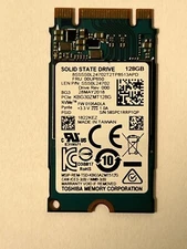 Toshiba SSS0L24702 128GB NVMe SSD M.2 2242 PCIe Solid State Drive - KBG30ZMT128G