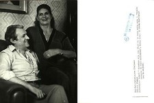 FOTO ORIGINALE ARCHIVIO RAI TV-IL CONTE MARTINENGO E LA MOGLIE-"GIALLO CRONACA"