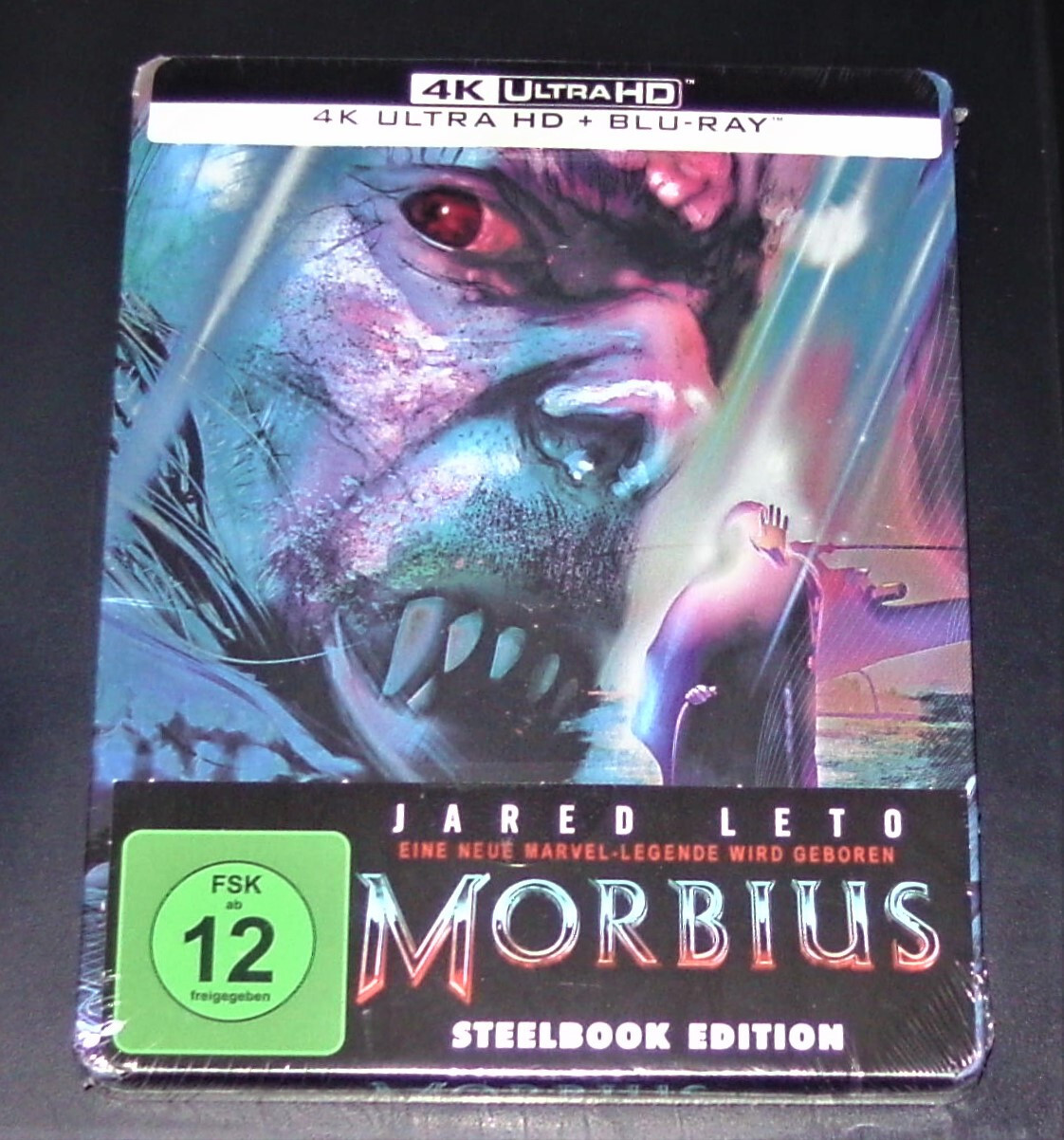 Morbius 4K Ultra HD blu ray+blu ray Limited steelbook Edition Nip