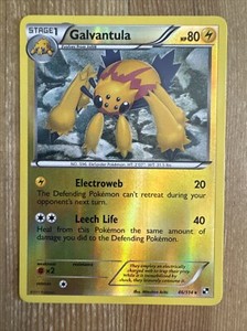 Galvantula - 46/114 - Rare - Reverse Holo LP, English Pokemon Black and White