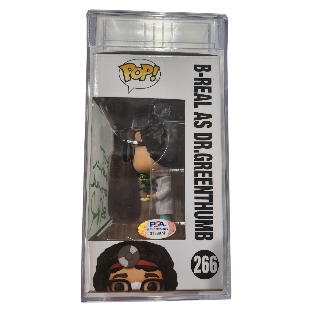 PSA Encapsulated Funko #266 Signed by B-Real Cypress Hill DR