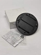 Hubbell (S1TFCBL) Round Non-Metallic Floor Cover Dual Hinged Black